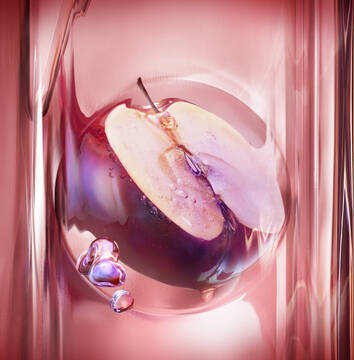 Maçã caramelizada, ingrediente do perfume frutado IDÔLE POWER EAU DE PARFUM INTENSE de Lancôme